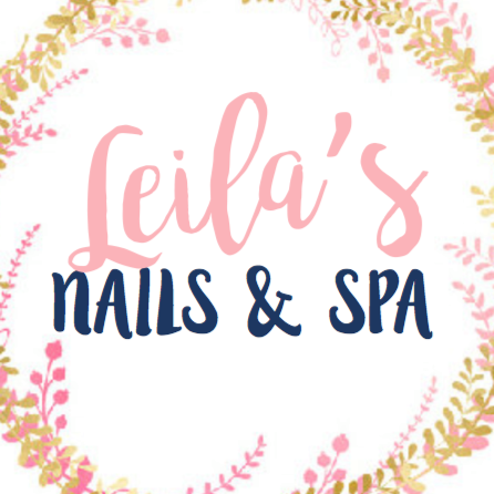 Leila's Nails and Spa logo