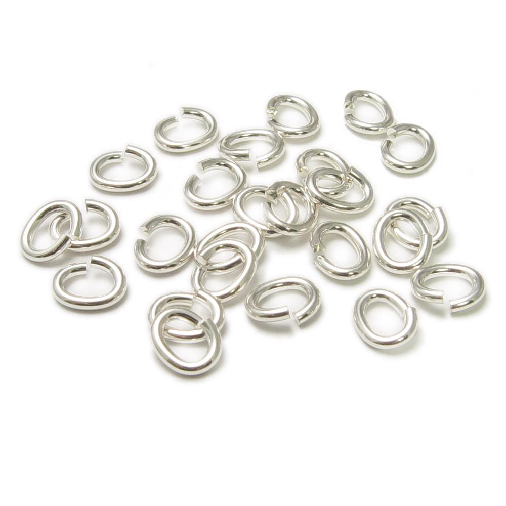 Oval Jump Rings Pack of 25