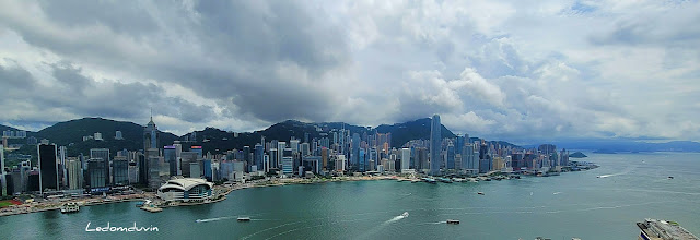 LeDomduVin on a terrace overlooking Hong Kong by ©LeDomduVin 2021