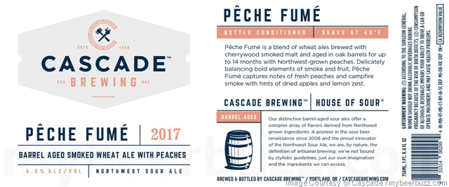 Cascade Brewing - Pȇche Fumé 2017