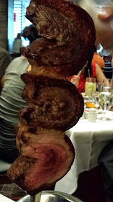 Fogo de Chão grand opening - Picanha (2 versions)- prime cut of top sirloin, either traditional light seasoning or garlic version