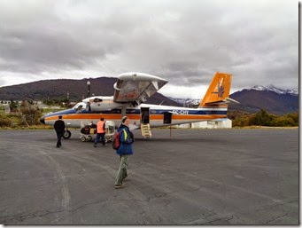 retour à Punta Arenas depuis Puerto Williams