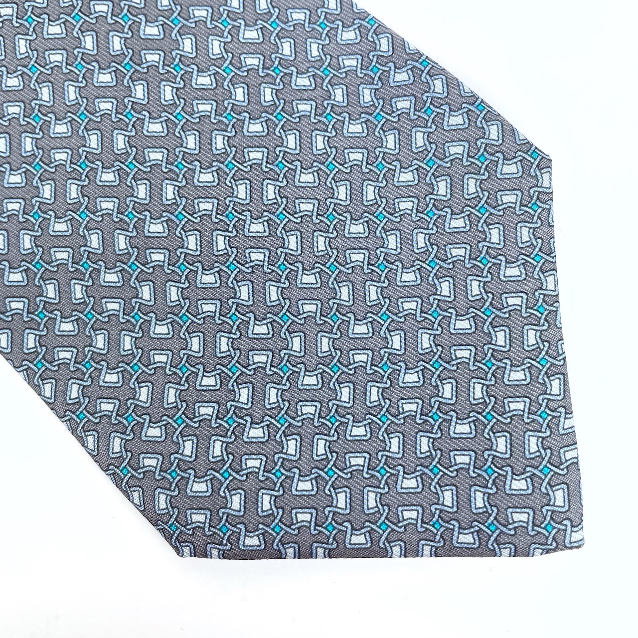 Hermès Grey Tie