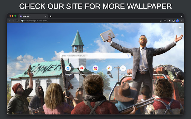 Far Cry5 New Tab - Chrome Wallpapers