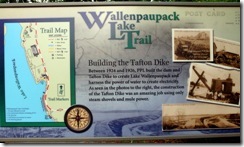 WLT info sign Building the Tafton Dike