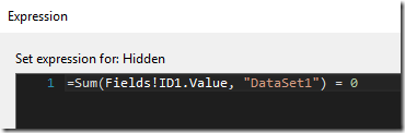 nickyvv.com - SSRS: The Hidden Expression For the Tablix Has a Scope Parameter That Is Not Valid For an Aggregate Function - Expression Editor