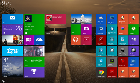 Bàn phím, phím tắt, Windows 8.1