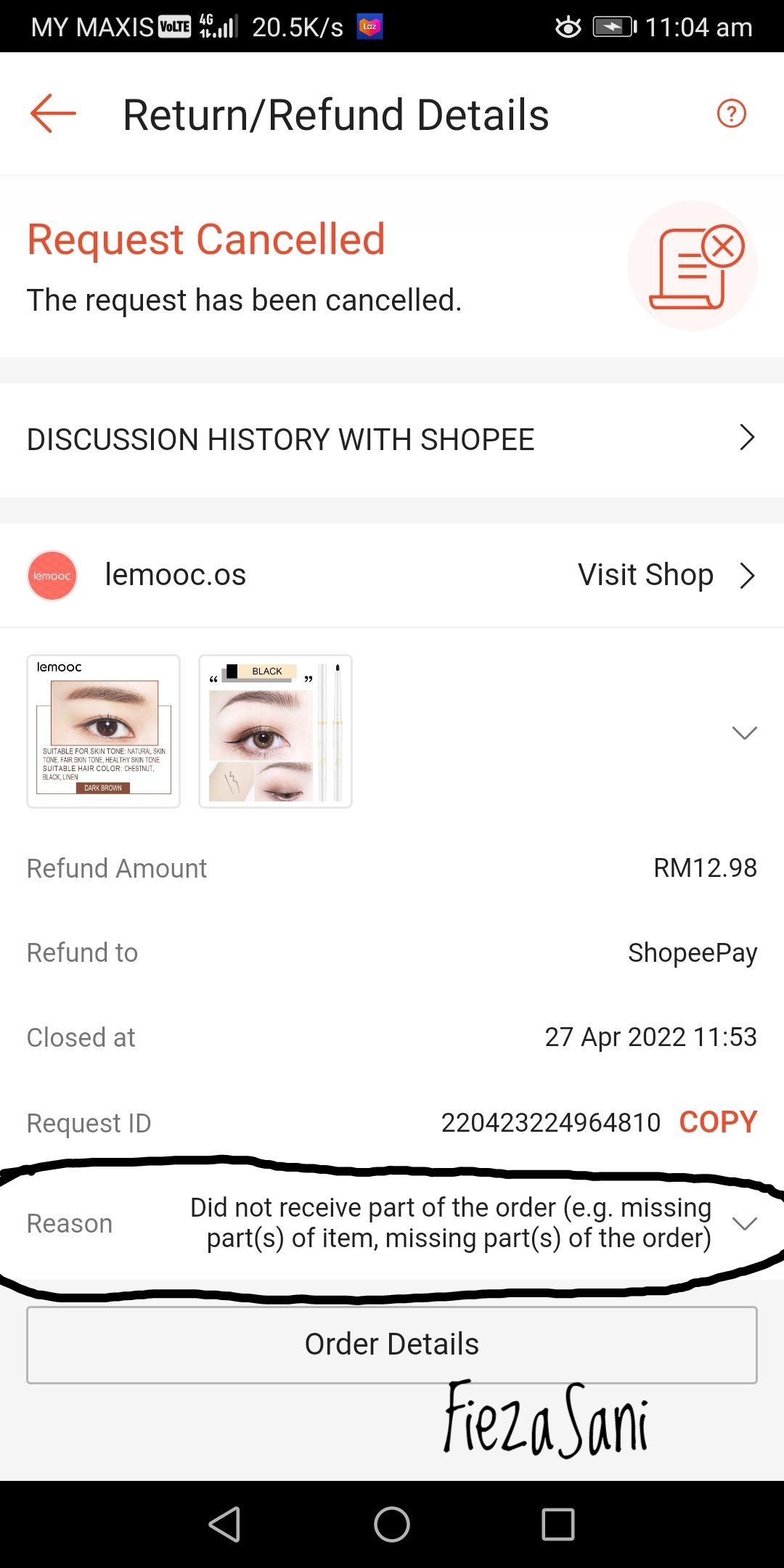 return dan refund shopee, return barang shopee