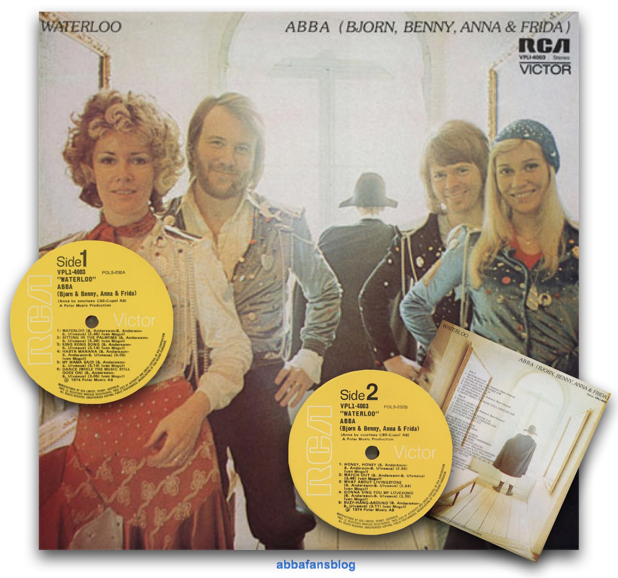 Abba's album "Waterloo" entered the Australian charts where ...