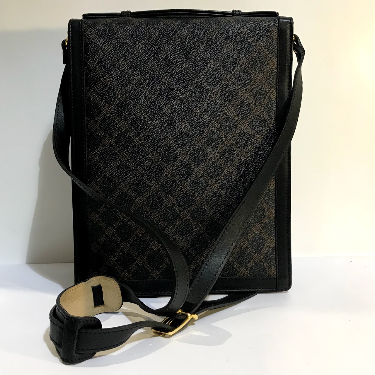 Bally Vintage Monogram Crossbody Bag