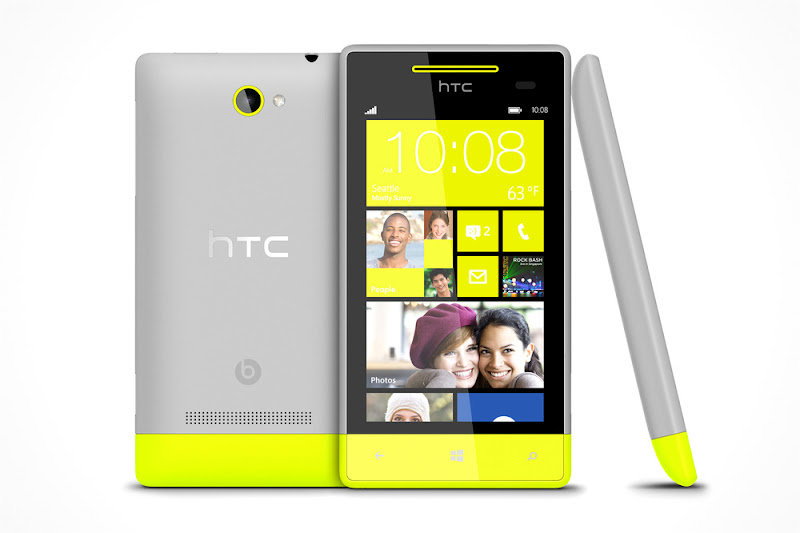 اعلنت شركة HTC عن الهاتف المحمول HTC 8S بنظام ويندوز فون 8  WindowsPhone8S-3v-Yellow-1