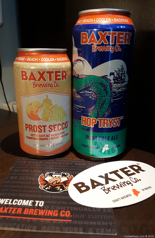 Mybeerbuzz .com Highlights Baxter Brewing Prost Secco & Hop Tryst