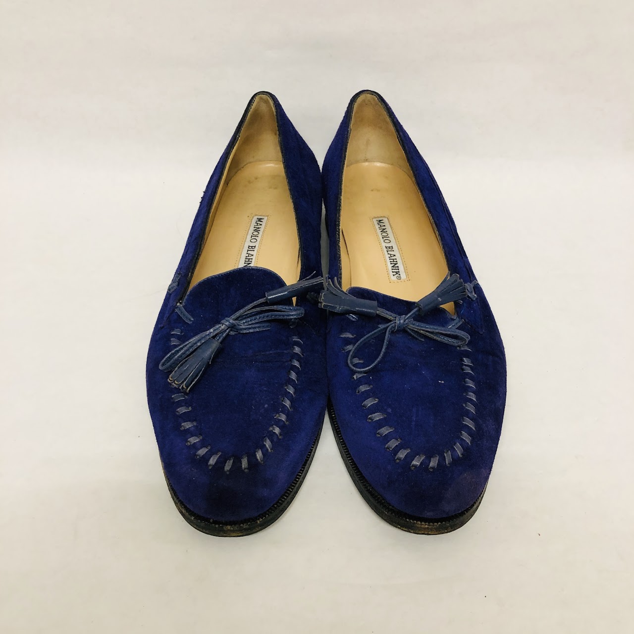 Manolo Blahnik Suede Loafers