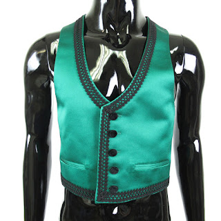 Dolce & Gabbana NEW Green Bolero & Waistcoat Sz 48