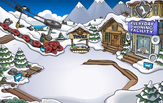 Club Penguin Rooms: The Ski Village