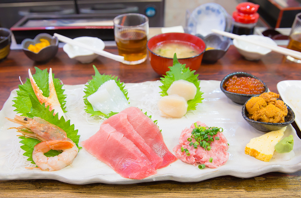 photo of the Sashimi Combo