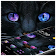 Dark Black Magic Kitty Theme icon