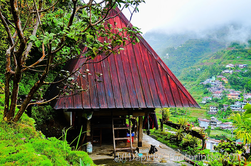 A tradional Ifugao hut near Banaue Museum