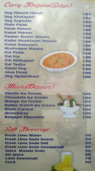 Kuteera Park Land menu 1