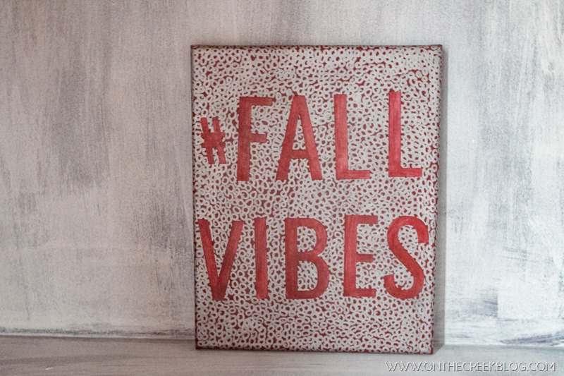 #fallvibes canvas art & free printable!