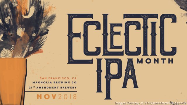 21st Amendment & Magnolia Brewing Team Up For Eclectic IPA Month