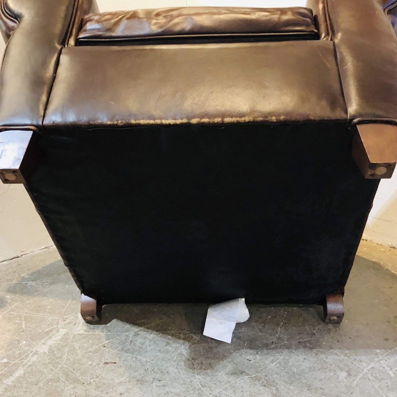 Pottery Barn Leather Arm Chair