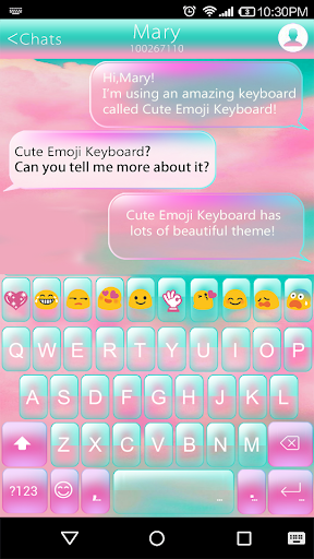 免費下載工具APP|Pink Cloud Emoji Keyboard Skin app開箱文|APP開箱王