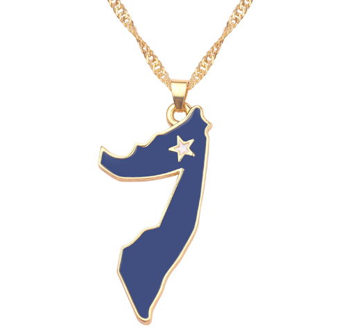 Title 34, Necklace of geographical maps of the world