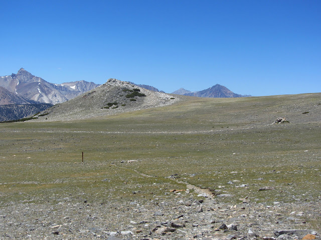 green land sloping gently downward