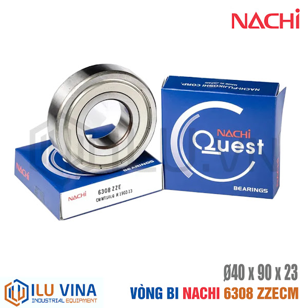 6308-ZZEC3 - Vòng bi, Bạc đạn, Bearing  Nachi 6308-ZZEC3