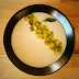Sopa fría de judias y albahaca con vinagreta de pimiento verde...