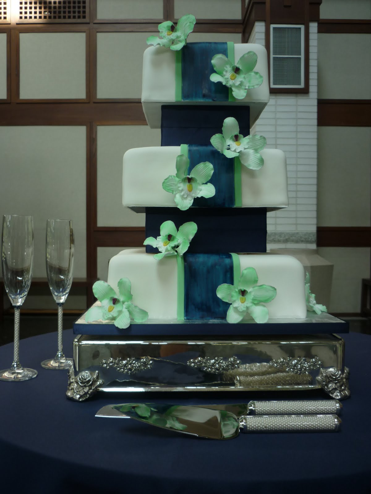 A Blue and Green wedding in