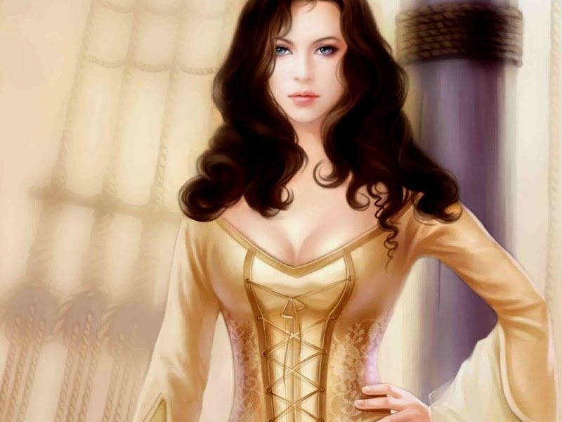 Princess In Golden Dress, Brides