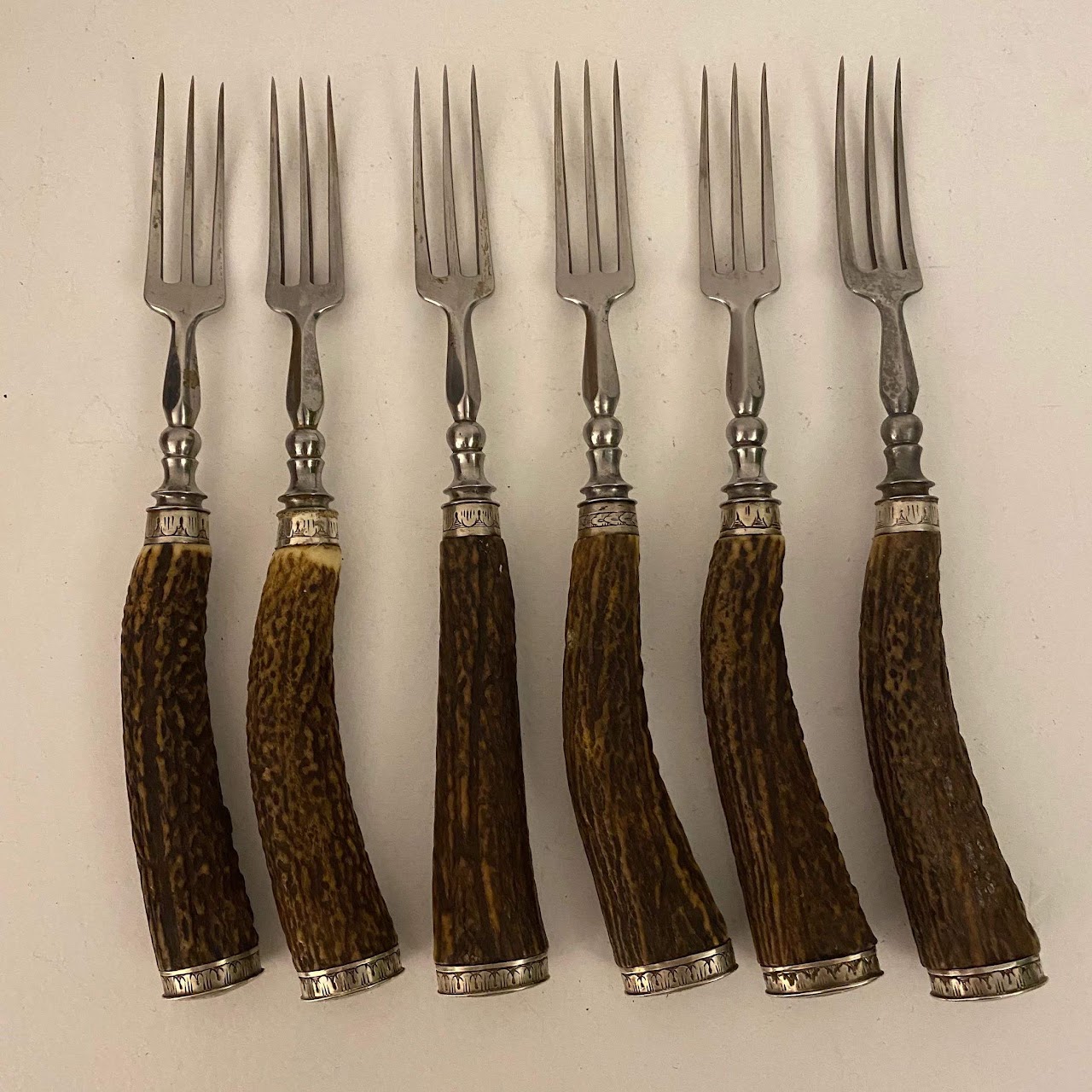 Antler Carving and Cutlery Set