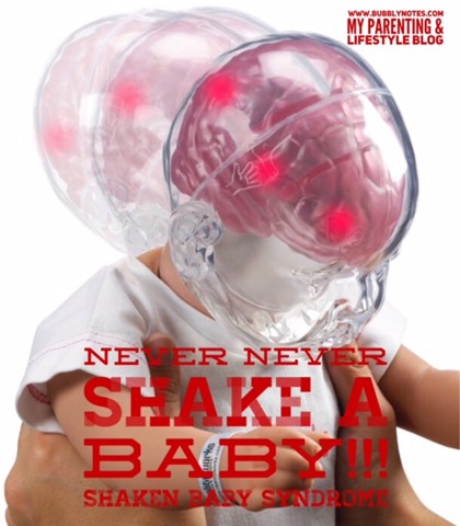 NEVER NEVER SHAKE A BABY!!! SHAKEN BABY SYNDROME