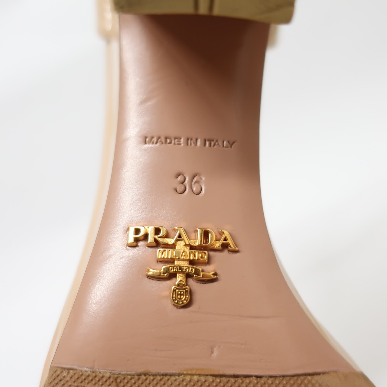 Prada Light Tan Sandals