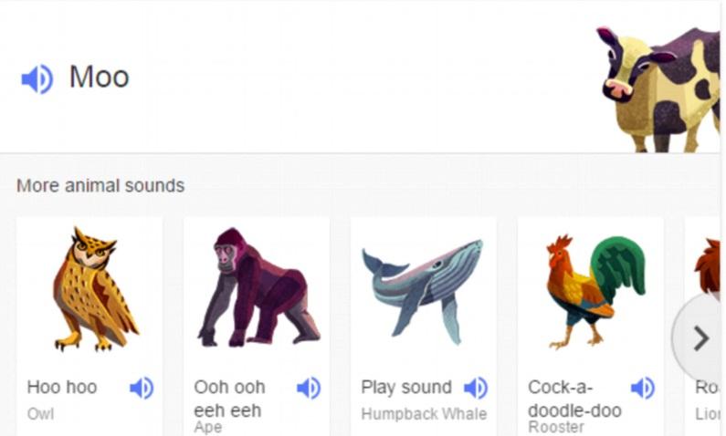 Введите в Google, какой звук издает корова