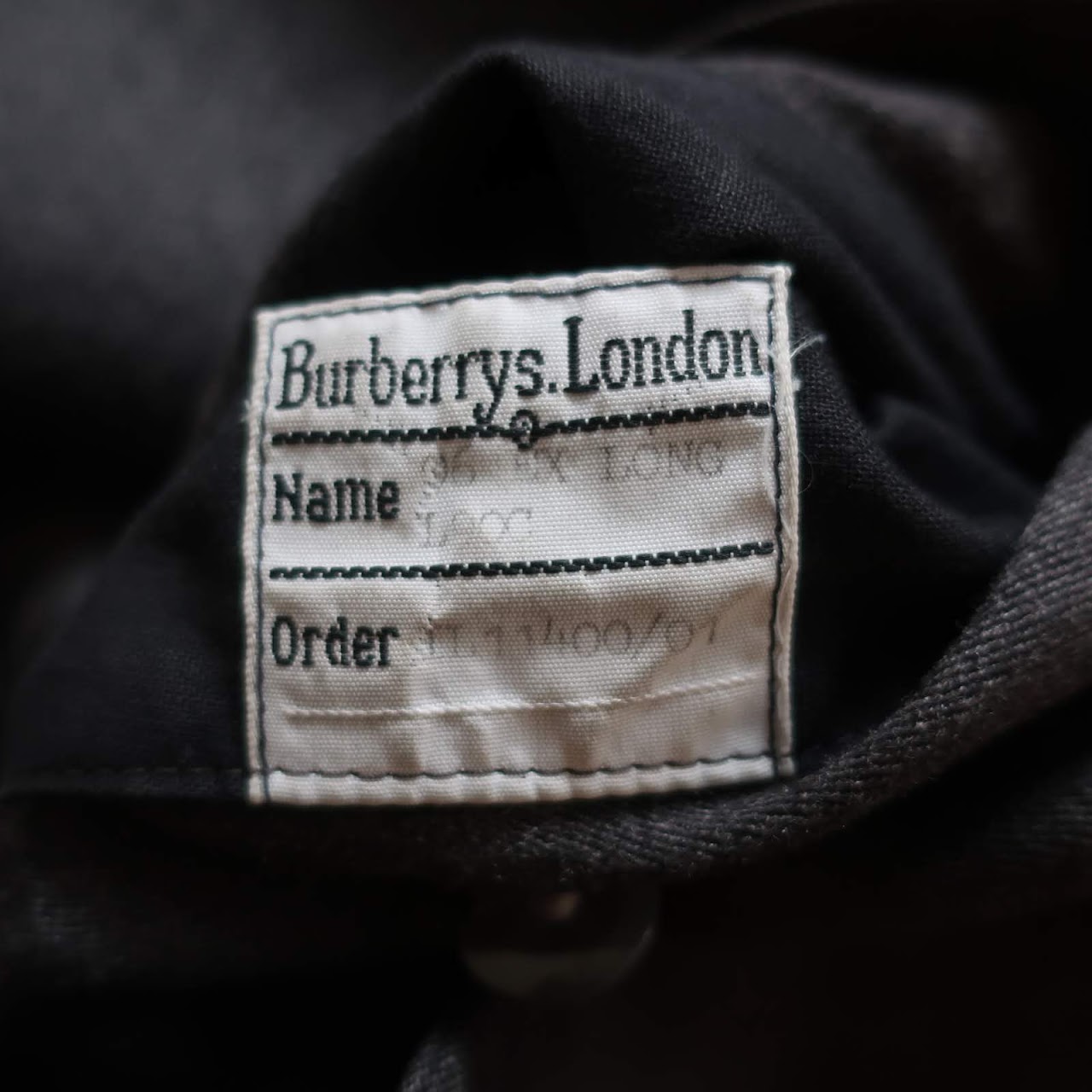 Burberrys Wool Trench Coat