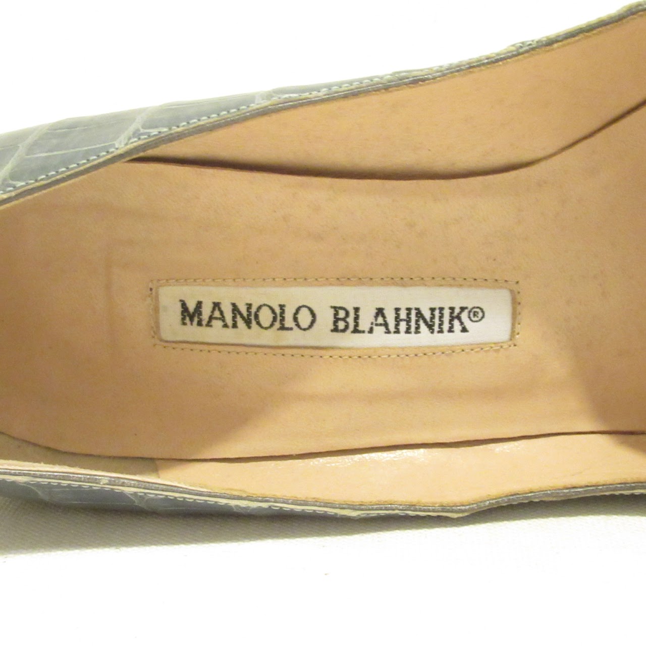 Manolo Blahnik Alligator Pumps