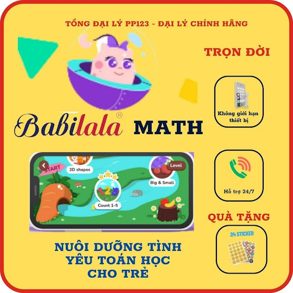 Babilala Math Trọn Đời - Toán Tiếng Anh Cambridge