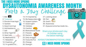 Dysautonomia awareness month photo challenge guide 