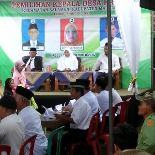 Pak Mukidin akhirnya terpilih sebagai Kades Desa Krasak 