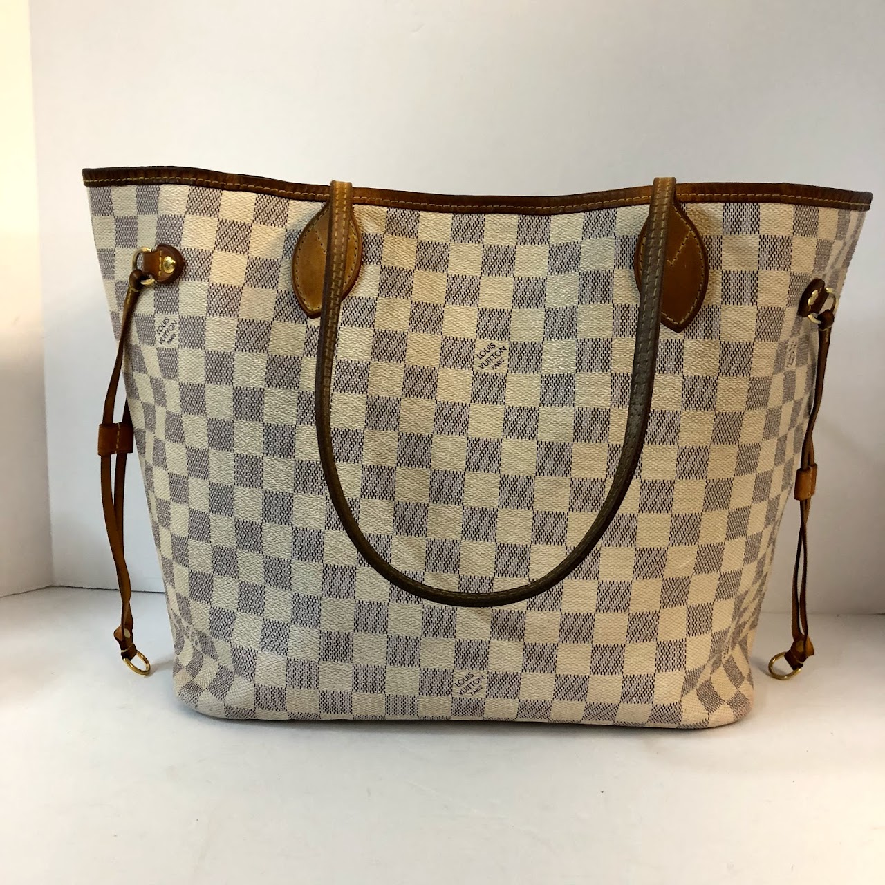 Louis Vuitton Damier Azur Neverfull Bag