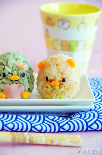 Sumikko Gurashi Sushi Rice Balls 可愛壽司飯糰   http://uTry.it