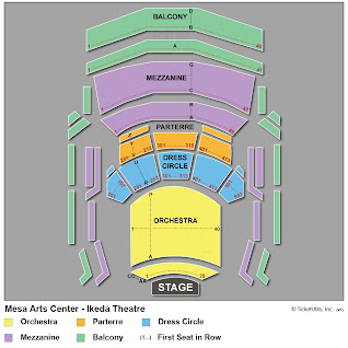 Ikeda Theater Mesa Seating Chart