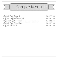 Organic Sarathi menu 1