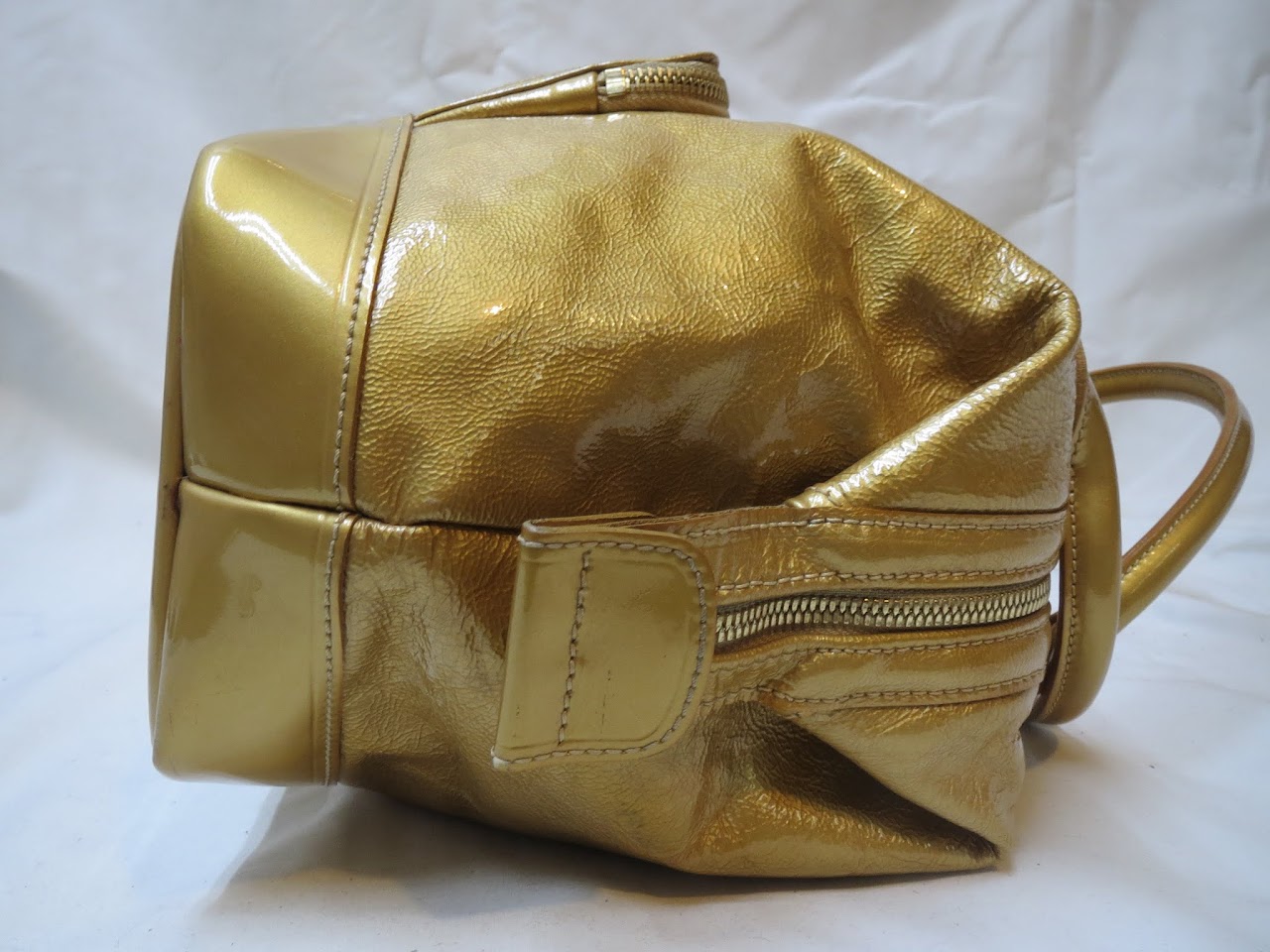 Longchamp Patent Leather Shoulder Bag