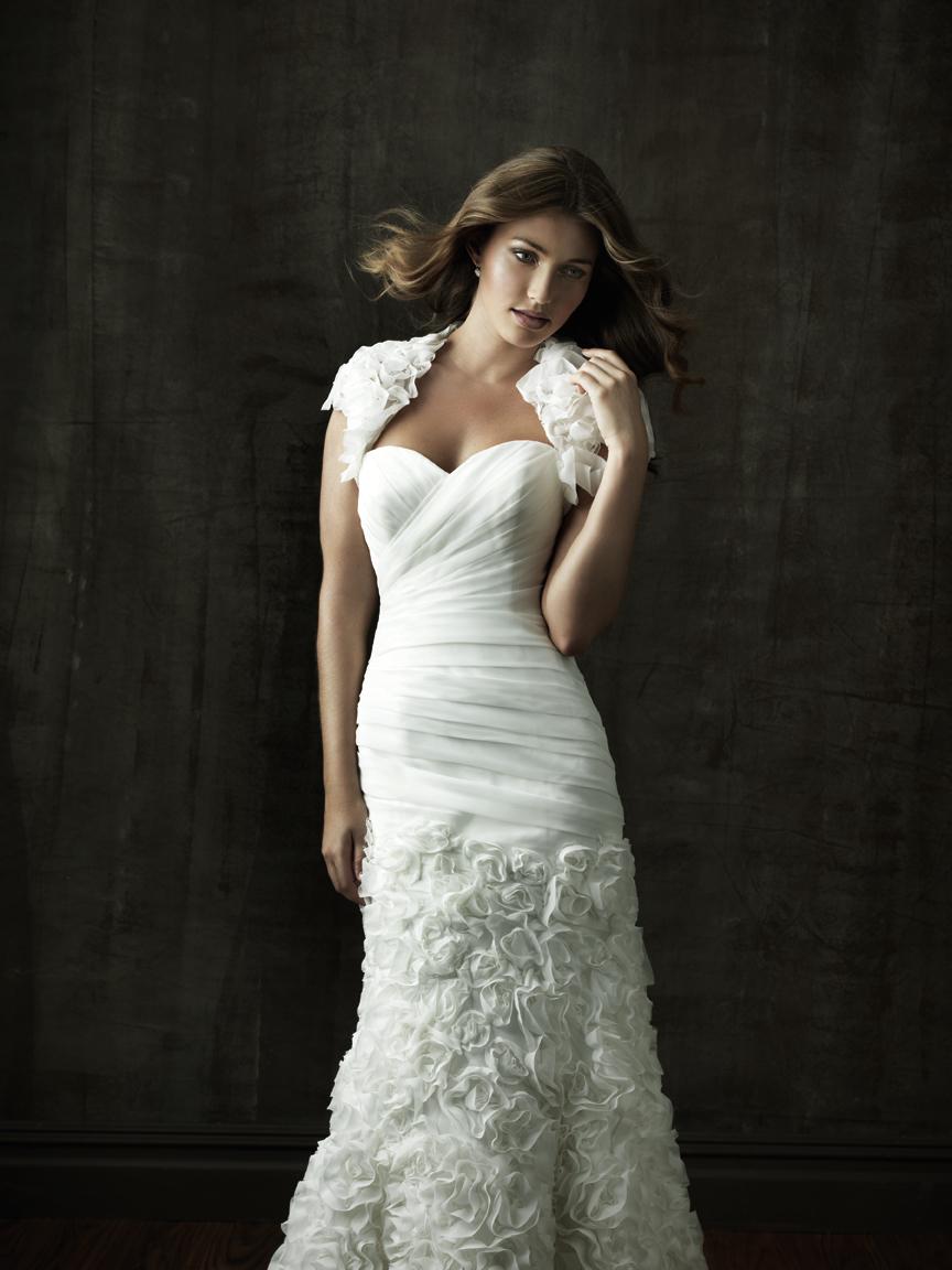 There are tons of different mermaid style destination wedding dresses to