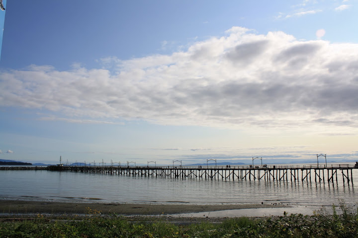 Dock at White Rock Beach, Canada