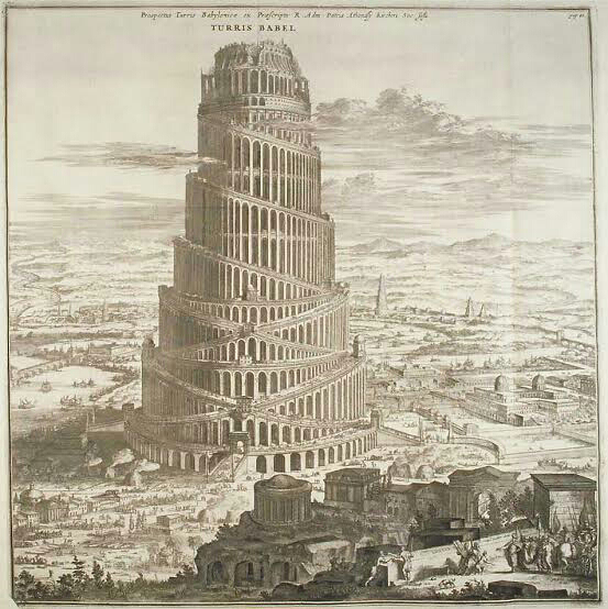 Ilustrasi Menara Babel